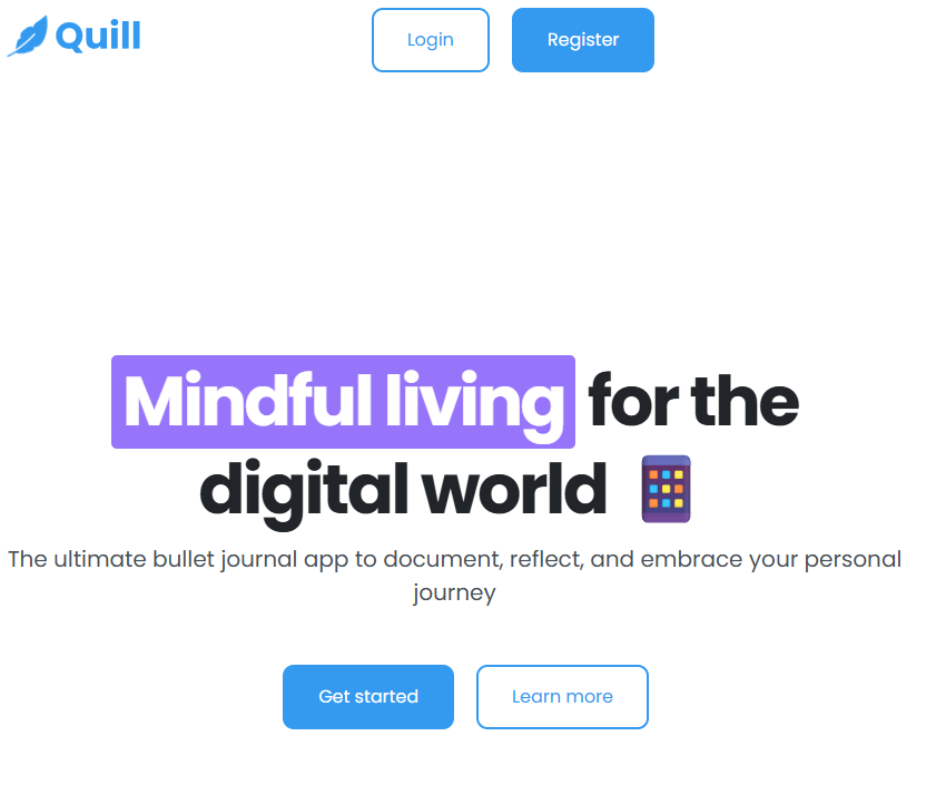 Quill webpage